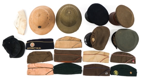 WWI - MODERN US MILITARY / VET & CIVILIAN HEADGEAR