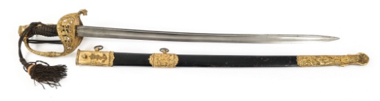 FRENCH M1837 NAVAL OFFICER SWORD