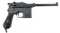 MAUSER MODEL C96 9x19mm CALIBER SEMI AUTO PISTOL