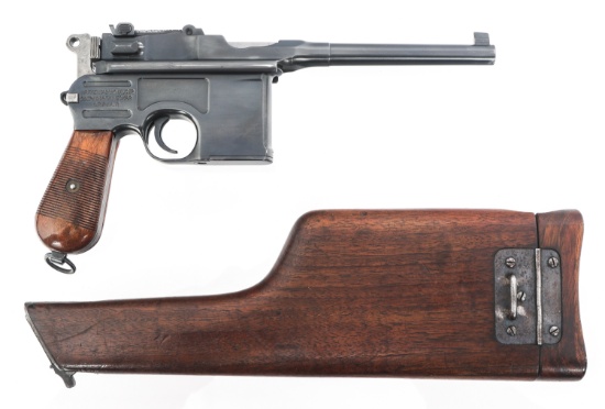 MAUSER MODEL C96 7.63mm BROOMHANDLE PISTOL
