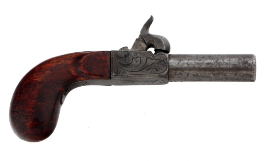 FOLDING TRIGGER .46 CAL PERCUSSION POCKET PISTOL