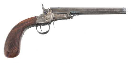 H. HOLLAND OF LONDON .32 RF CALIBER TIP UP PISTOL