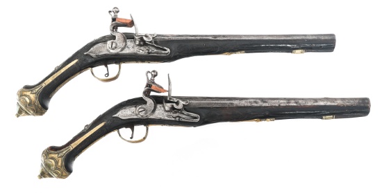 BALKAN FLINTLOCK PISTOL PAIR