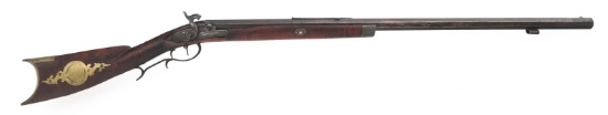 WARREN & STEELE HALF STOCK 40 CAL PERCUSSION RIFLE