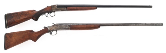 IVER JOHNSON & STEVENS BREAK ACTION SHOTGUNS