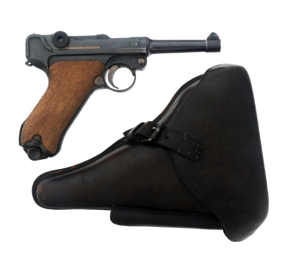 1918 GERMAN DWM MODEL P08 9mm LUGER PISTOL