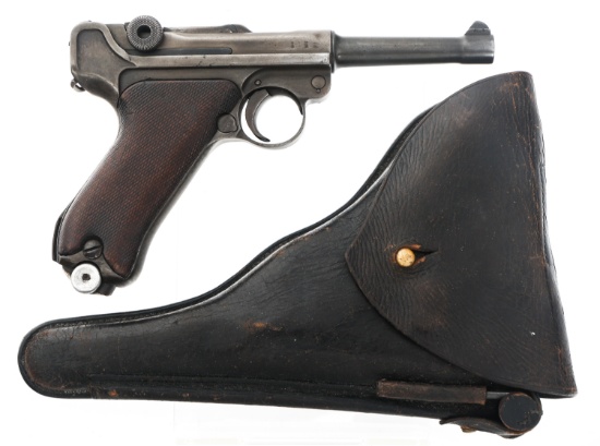 WWI GERMAN DWM MODEL P08 9mm LUGER PISTOL