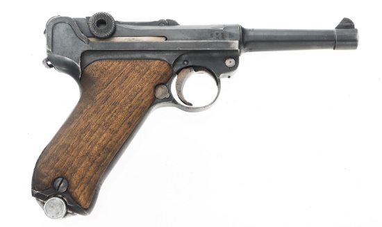 1917 WWI GERMAN ERFURT MODEL P08 9mm LUGER PISTOL