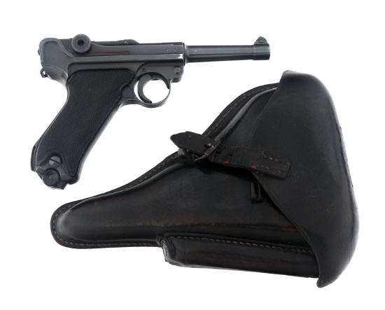 1942 GERMAN byf 42 MAUSER P08 9mm LUGER PISTOL