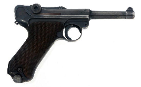 WWII GERMAN MAUSER byf P08 LUGER 9x19mm PISTOL
