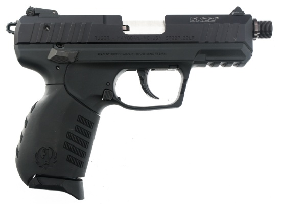 RUGER MODEL SR22 .22 LR CALIBER SEMI AUTO PISTOL