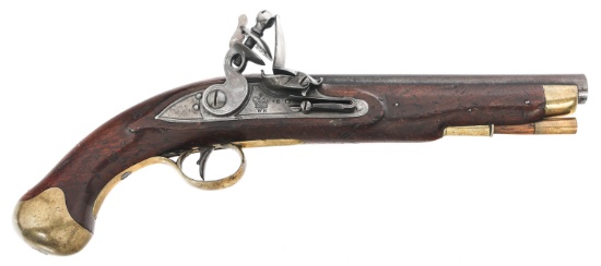 BRITISH MILITARY .58 CALIBER FLINTLOCK PISTOL