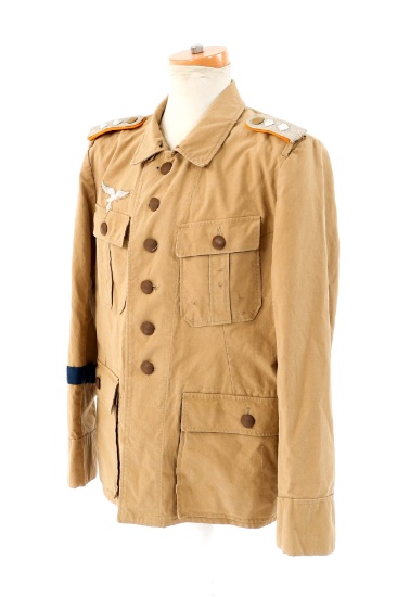 WWII GERMAN LUFTWAFFE HAUPTMANN SUMMER TUNIC | Guns & Military ...