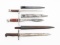 WWI - WWII AUSTRIAN, SWISS, & SPANISH BAYONETS