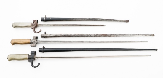 FRENCH M1886 BAYONETS WITH SCABBARDS
