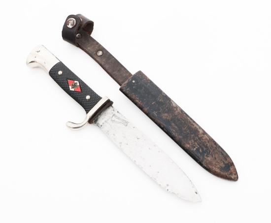 WWII GERMAN HITLER YOUTH KNIFE WITH MOTTO