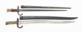 FRENCH M1866 YATAGHAN & M1872 GRAS BAYONETS