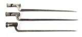 EARLY 19th C. BRITISH BROWN BESS SOCKET BAYONETS