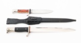 WWII - COLD WAR GERMAN K98 BAYONET & SCOUT KNIFE