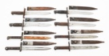 WWII TURKISH & SPANISH BAYONETS WITH SCABBARDS