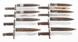 WWII TURKISH & SPANISH BAYONETS WITH SCABBARDS