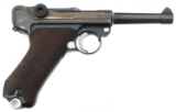 WWII GERMAN DWM MODEL P08 9x19mm LUGER PISTOL