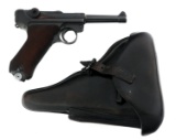 1940 GERMAN 42 MAUSER P08 9mm LUGER PISTOL