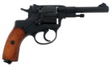 1940 RUSSIAN TULA MODEL 1895 NAGANT DA REVOLVER