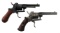 BELGIAN PINFIRE .30 CALIBER SA REVOLVERS