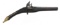 BALKAN RAT TAIL .54 CALIBER FLINTLOCK PISTOL