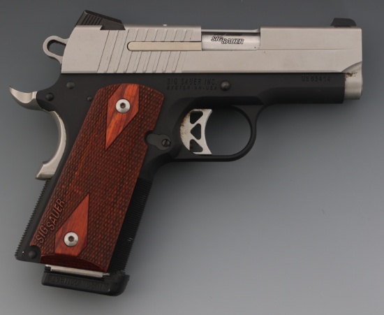 SIG SAUER MODEL 1911 .45 ACP CALIBER PISTOL