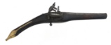 BALKAN RAT TAIL .54 CALIBER FLINTLOCK PISTOL