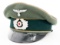 WWII GERMAN HEER SIGNALS NCO VISOR CAP