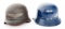 WWII GERMAN LUFTSCHUTZ M40 & M38 BEADED HELMETS