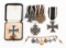 WWI - WWII GERMAN HONOR & IRON CROSS, MINI MEDALS