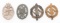 WWII GERMAN HEER & SA BADGES