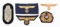 WWII GERMAN KRIEGSMARINE SLEEVE SHIELD & BADGES