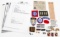 WWII US ARMY NAMED D-DAY & POW INSIGNIA GROUPING