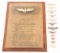 WWII - COLD WAR USN WINGS & HIGH FLIGHT PLAQUE