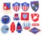 WWII US ARMY CORPS & BATTALION PATCHES