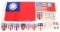 WWII USAAF CBI PATCHES, FLAG, MEDALS & BLOOD CHIT