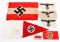 WWII GERMAN FLAGS & CLOTH INSIGNIA