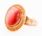 WWII US NAVY 10K GOLD SWEETHEART RING