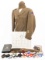 WWII US ARMY IKE JACKET, PHOTO ALBUM & INSIGNIA