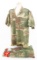 BUSH WAR RHODESIAN CAMO UNIFORM & ARMORED BELT
