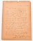 CIVIL WAR BATTLE OF FREDRICKSBURG SOLDIER'S LETTER