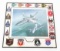 US AIR FORCE M.O.H. SIGNED LITHOGRAPH WITH PATCHES