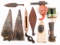 WORLD STATUES, VASE & INSTRUMENT TOURIST PIECES