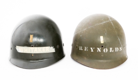 WWII - KOREAN WAR US ARMY OFFICER M1 HELMET LINERS