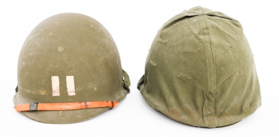 KOREAN - VIETNAM WAR US ARMED FORCES M1 HELMETS